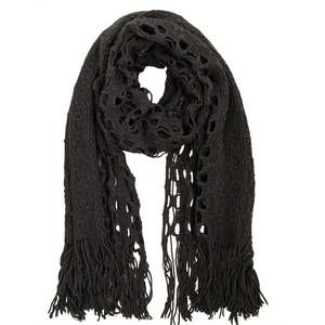 NEW NATURAL LIFE women's so soft scarf in charcoal